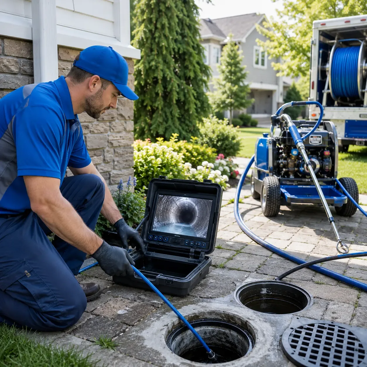 Outdoor drain cleaning professionals serving Springville, IN