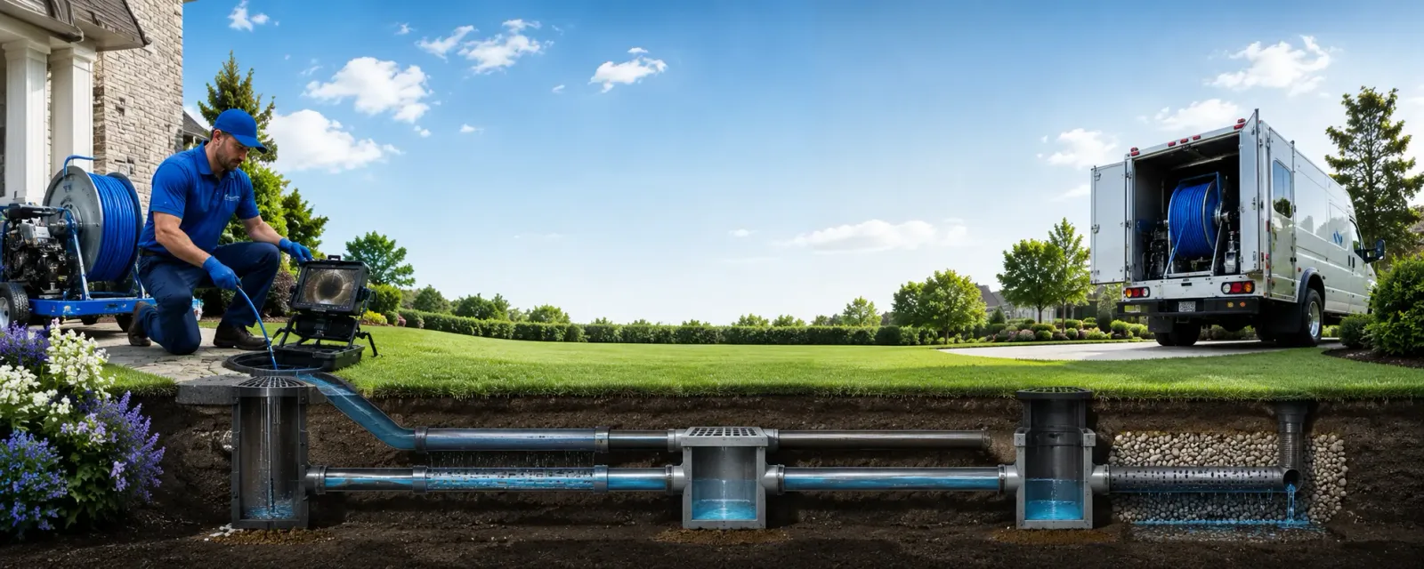 Outdoor drain cleaning information for Springville, IN